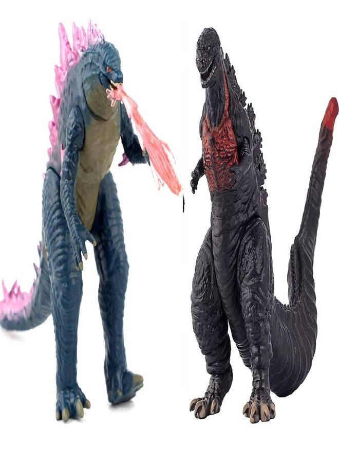 De-Lite Super Saver Combo Premium Action Figures Collectible Toys (PinkGodzilla v/s ShinGodzilla, Size 15cm) - Image 1